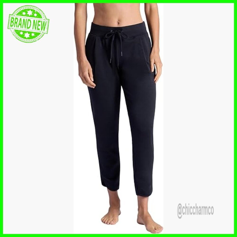 Relaxed Fit Straight Leg Yoga Pants 28.5 Inseam Stretch Midweight